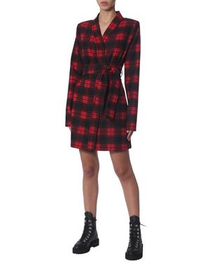 Unravel Project ROT POLYESTER KLEID