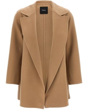 Theory 'Clairene' Coat - Brown