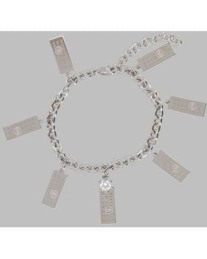 MM6 by Maison Margiela Bracciale Con Charms Numeric - Grey