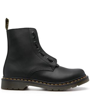 Dr. Martens Dr. Martens 1460 Pascal Front Zip Black Nappa - Negro