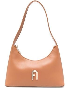 Furla Diamante Mini Shoulder Bag - Brown