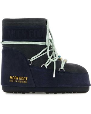 Moon Boot Two Tone Suede S X Guest - Blue