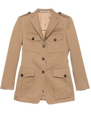 Tagliatore Cotton Jacket - Natural