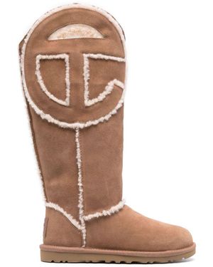 UGG X TELFAR Suede High Stiefel - Braun