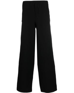 Ferragamo Wide Leg Pants - Black