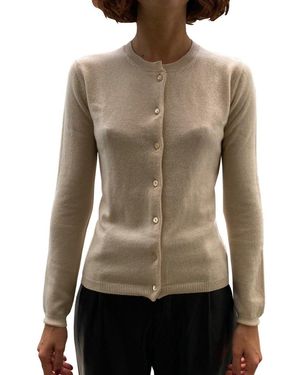 LA ROSE Kaschmir-Cardigan - Grün