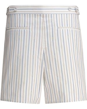 McQueen S Short Bianco-Uomo - Grigio