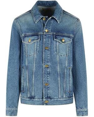 Golden Goose Blaue Baumwoll-Jeansjacke von