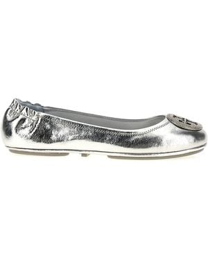 Tory Burch 'Minnie Travel' Ballet Flats - Blanco