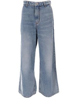 Ami Paris Jean Superbrede Pasvorm - Blauw
