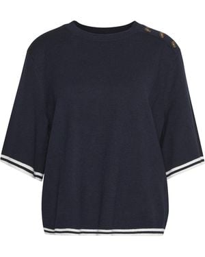 Barbour Maglione Lavorato Genevive - Blue