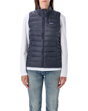 Patagonia Down Jumper Recycled Down Vest - Blue