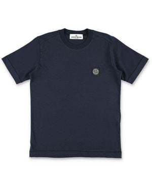 Stone Island T-Shirts und Polos Blau