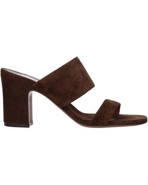 Paris Texas Sandals Ava And Ebony Sweater - Brown