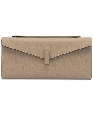 Valextra Pochette "Isis" Con Tracolla - Neutro
