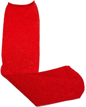 Antipast Lurex Lange Socken - Rot