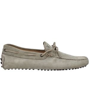 Tod's Tod 's Mocassini Mann Wildleder Beige/Torf - Grau