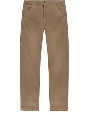 Maison Margiela Pantaloni Di Cotone - Neutro