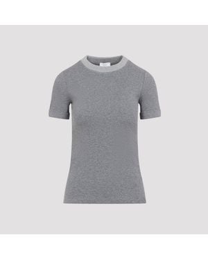 Peserico Rib T-Shirt - Grey