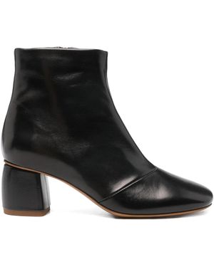 forte_forte "My Alma" Stivaletto Chic Tacco Nappa - Black