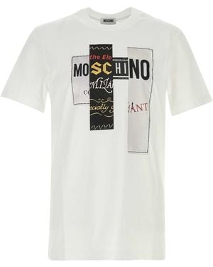 Moschino Cotton T Shirt - White