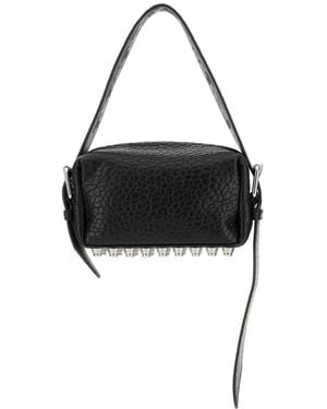 Alexander Wang Leather Small Ricco Shoulder Bag - Black