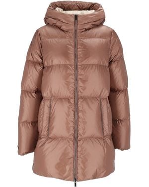 Peserico Blouson Padded Blouson Jacket - Brown