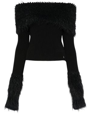 Jean Paul Gaultier Viscose-Blend Jumper - Black