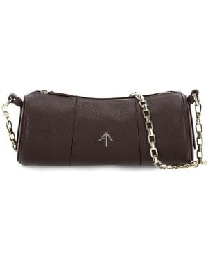 MANU Atelier Zylinderschultertasche - Braun