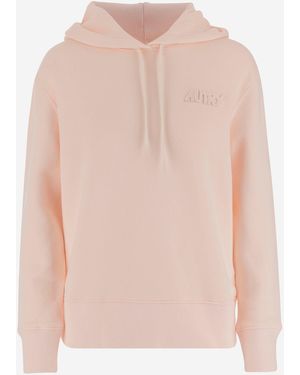 Autry Cotton Hooded Sweatshirt - Pink
