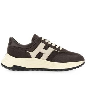 Hogan Hyperlight Leather Trainers - White