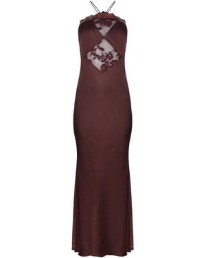 Self-Portrait Self Portrait Dress Made Of Polyester - Purple