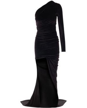 Balenciaga Asymmetrisches Kleid - Schwarz