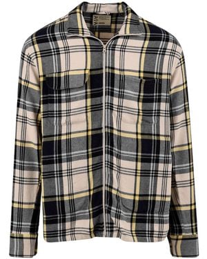 Aspesi Shirts klar blau - Schwarz