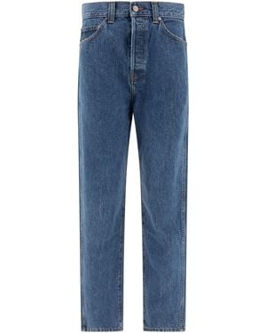 KHAITE Essential High-Waisted Jeans - Blue