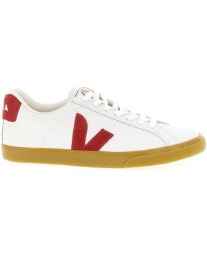 Veja Esplar Sneakers Rosso-Donna - Bianco