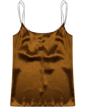 Alysi Mini Top For Spring/Summer 2026 - Brown