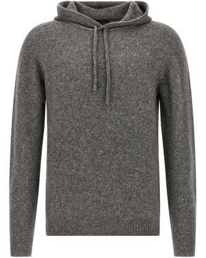 Roberto Collina Hooded Sweater - Gray