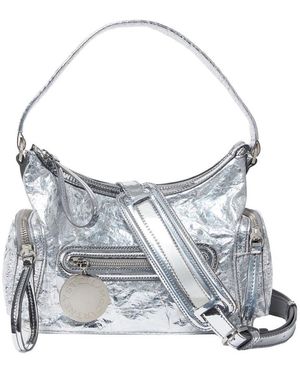 Stella McCartney Metallic Mini Shoulder Bag - Grey
