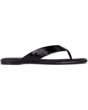 Courreges Slide Sandals - Black