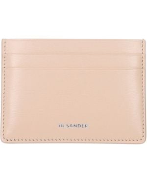 Jil Sander Document Holder Leather/Rose - Natural
