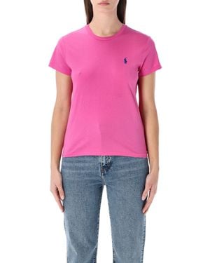Polo Ralph Lauren Classic Cotton Crewneck Tee - Red