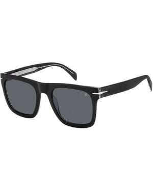 David Beckham Db7000/S Flat Sunglasses - Black