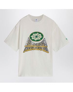 adidas x Brain Dead Core T Shirt With Logo Print - White