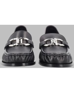 Ferragamo Sleek Loafers - Metallic