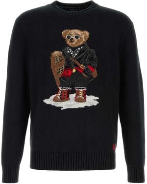 Polo Ralph Lauren Cotton Blend Sweater - Black