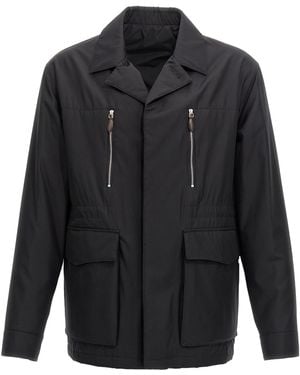 Berluti 'gedeveded Travel' -jas - Zwart
