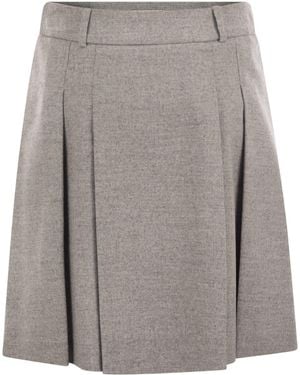 Peserico Short Skirt - Grey