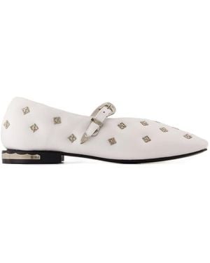 Toga AJ1342 Ballerinas Leder Weiß