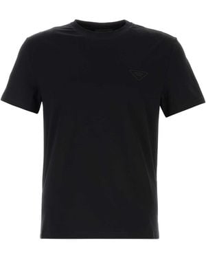 Prada Cotton T-Shirt - Black